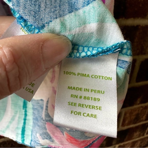 Md Lilly Pulitzer Mellorie Dress Floral Print Resortwear Preppy Coastal Beach - Picture 7 of 10